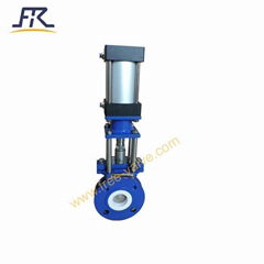 Pneumatic Ceramic lined Knife Gate Valve