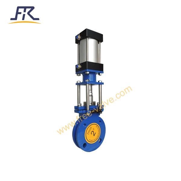 Pneumatic Ceramic lined Knife Gate Valve 5