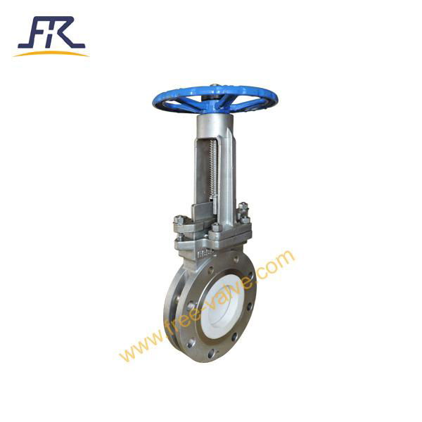 Stainless Steel Ceramic Lined Knife Gate Valve 3