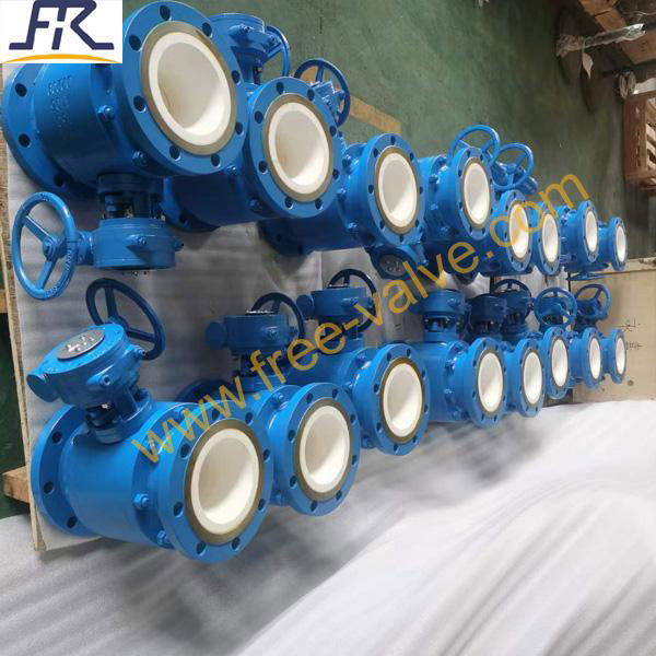 Worm Gear Operated Ceramic Ball Valve 2