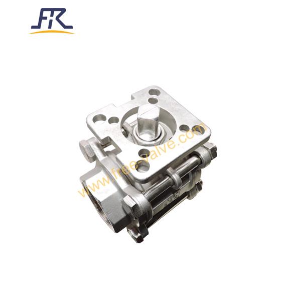 Thread end ceramic lined ball Valve 4