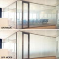 China glass factory pdlc laminated privacy glass design smart switchable glass