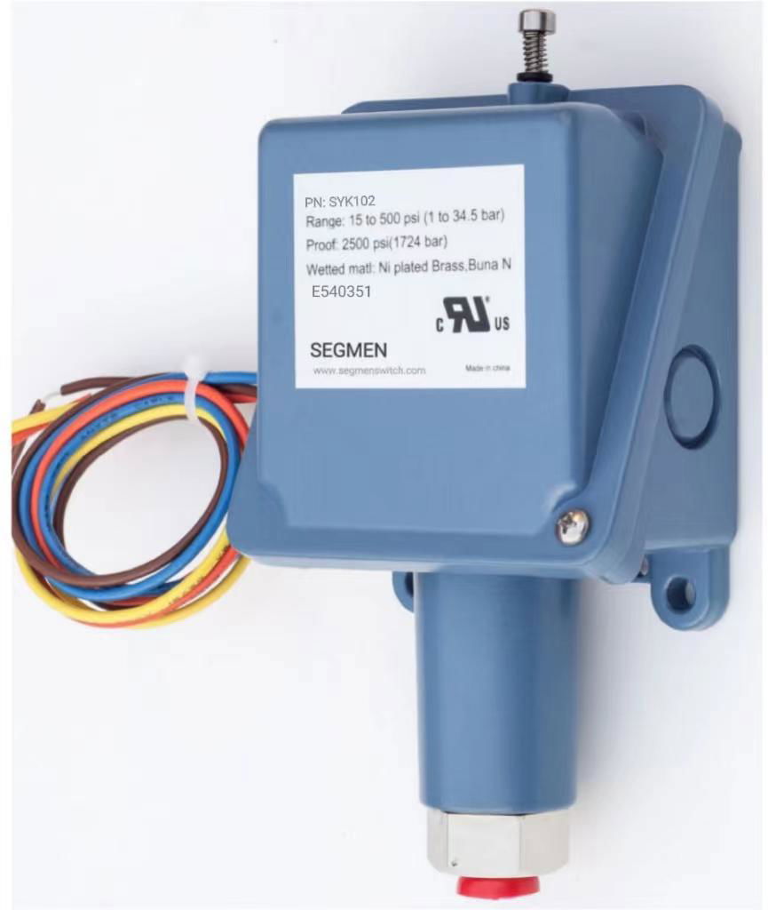 discharge pressure switch UL approvals