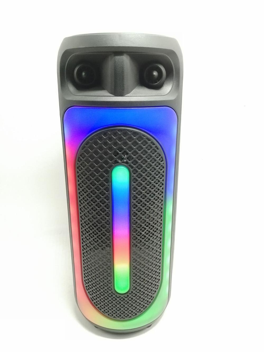 Hot sellings bluetooth speaker with top quality dual 8 inch colorful light 3