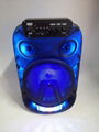 bluetooth speaker karaoker portable speaker with colorful lights trolly speaker