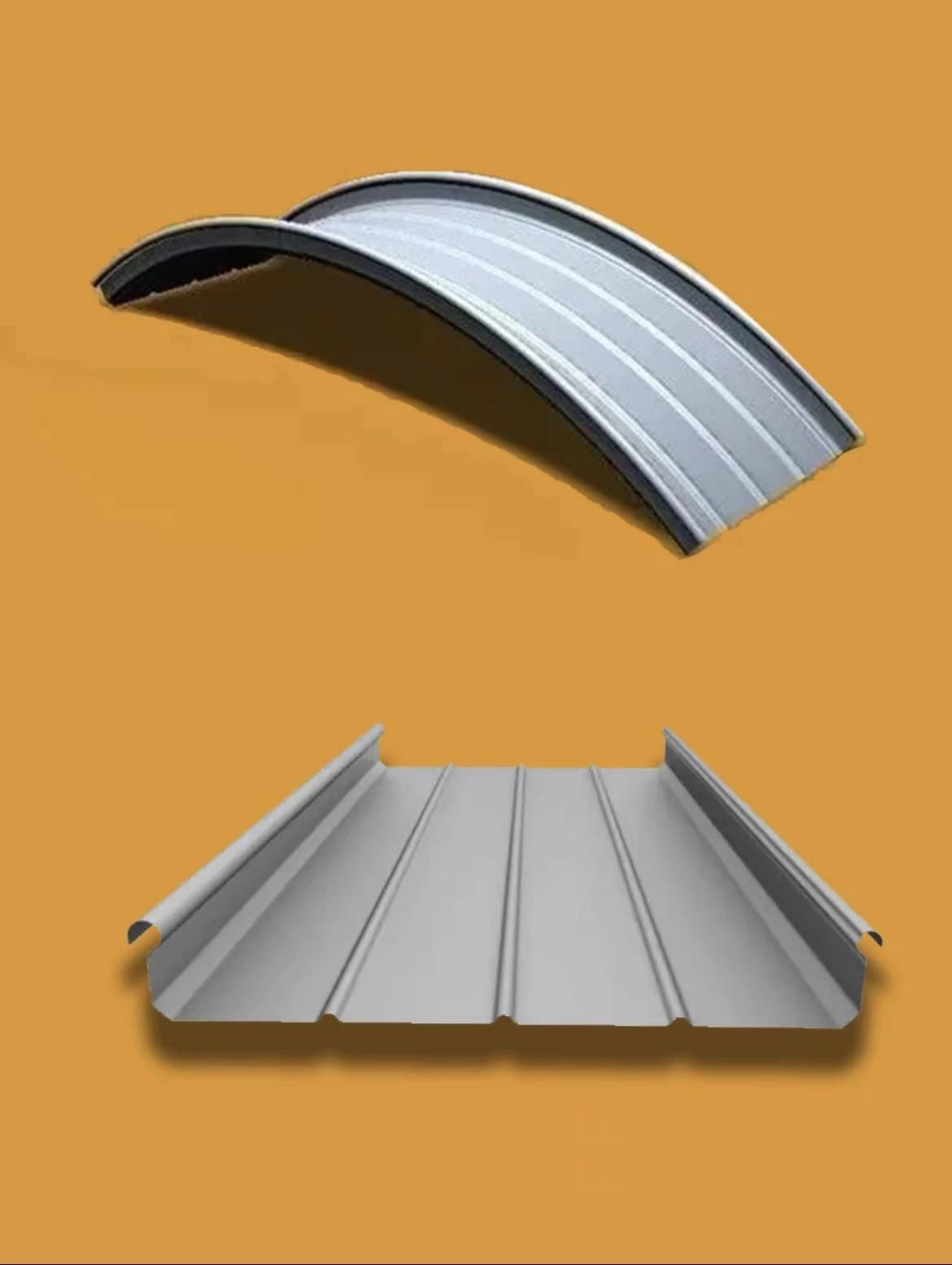 铝镁锰金属屋面 65型直立锁边屋顶屋面 铝板 铝单板
