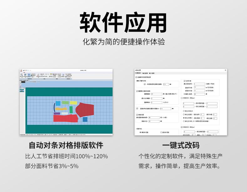 瑞利时高端西服布料全自动裁剪设备 西服对条对格 格纹布料剪裁 4