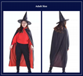2022 Multicolor Children's Cape Pentagram Magician Wizard Costume Kids Halloween 5