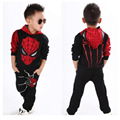 Spring Spiderman Sports Suits Boys Casual Tracksuits Kid Clothing Outfits TV Mov 1