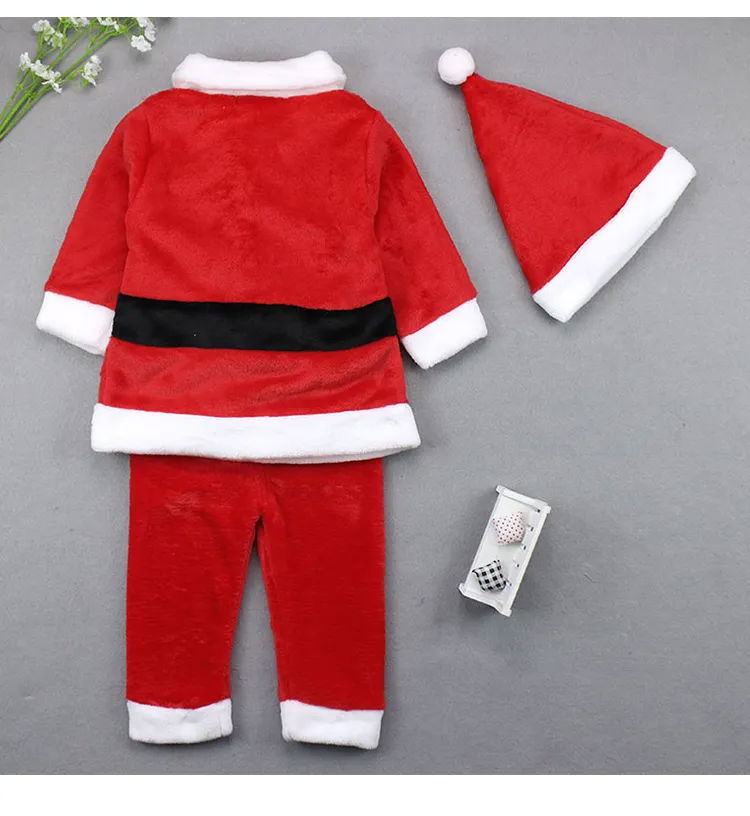 New Arrival Outfit Baby Clothes Kids Cosplay Santa Claus Children Costumes New Y 5