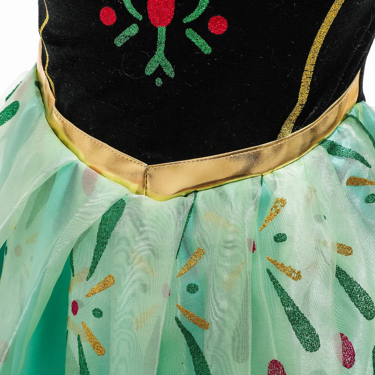 LUCKY Anna Dress for Girl Cosplay Snow Queen Princess Costume Halloween Clothes  2