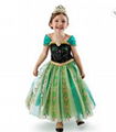 LUCKY Anna Dress for Girl Cosplay Snow Queen Princess Costume Halloween Clothes  1