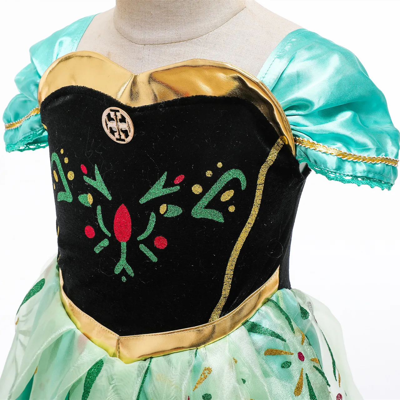LUCKY Anna Dress for Girl Cosplay Snow Queen Princess Costume Halloween Clothes  5
