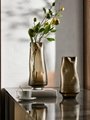 现代简约轻奢玻璃花瓶客厅餐桌干花插花装饰品样板房摆件琉璃花器 3
