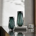 玻璃花瓶擺件客廳插花輕奢水培琉璃花器現代簡約餐桌樣板間裝飾品 2