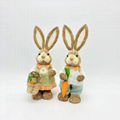 For Star Factory Suppliers Handcraft Home Decoration Garden Easter Rabbit  2