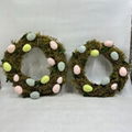 Shenyang ForStar Wholesale Handmade Craft Home Decoration Door Easter Egg Wreath