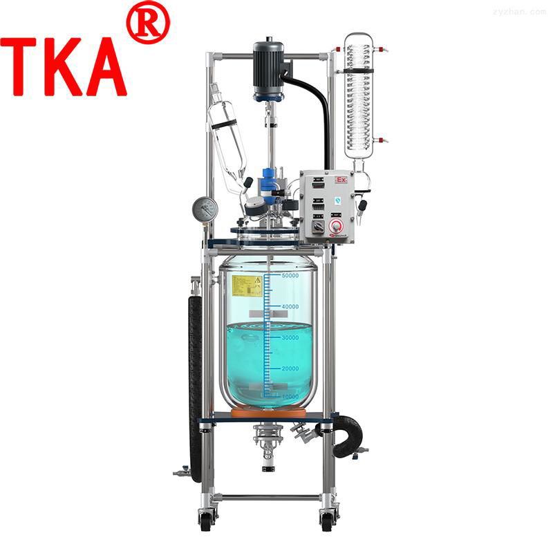 TKA Lab Double Layer Glass Reactor