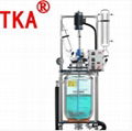 TKA Lab Double Layer Glass Reactor 3