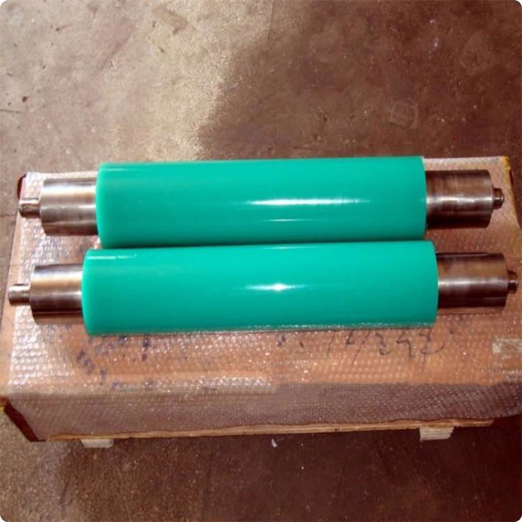 High loading and low noise nylon conveyor roller for mining 2