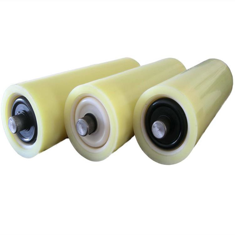 High loading and low noise nylon conveyor roller for mining 5