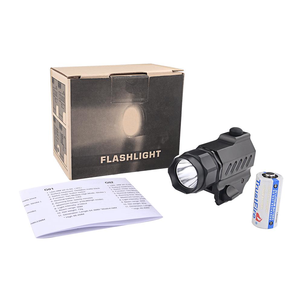 LED strong light tactical all-in-one gun lamp aluminum alloy outdoor lighting wa 2