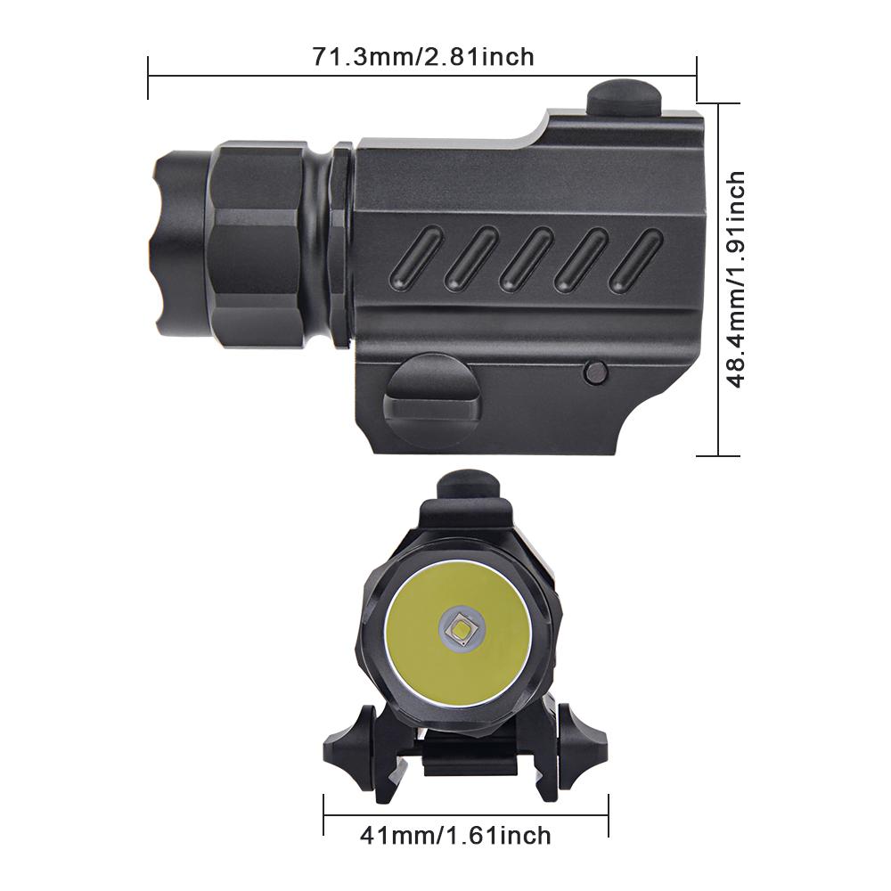 LED strong light tactical all-in-one gun lamp aluminum alloy outdoor lighting wa 4