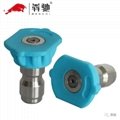 Stainless steel G1/4 fast loose nozzle car washing machine color nozzle water gu 4