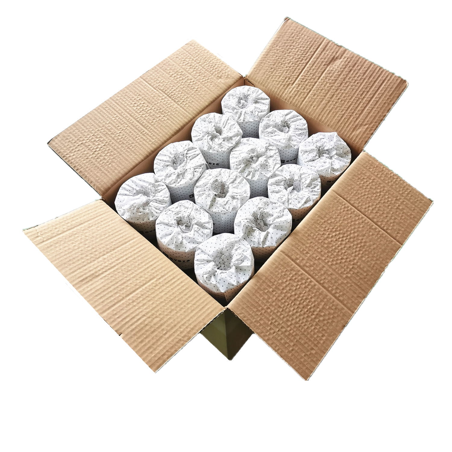 Printed custom graphic toilet tissue in paper packaging 3