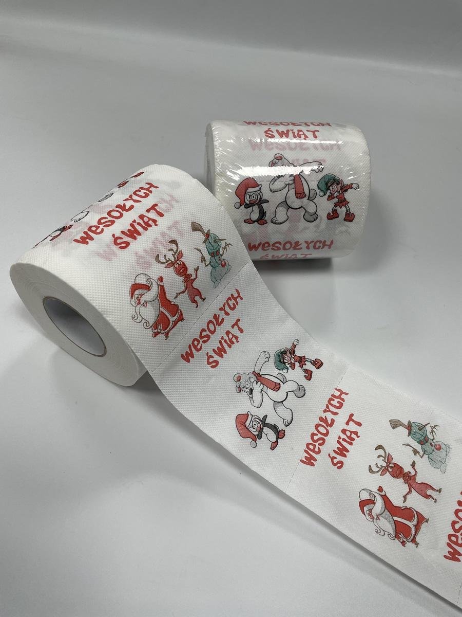 Custom Colorful Hygiene Products Printed Toilet Paper Amazon Toilet Paper							 4