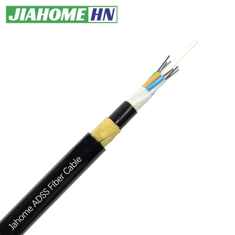 600M SPAN ADSS CABLE 24CORE SINGLE MODE SO2 9/125 3