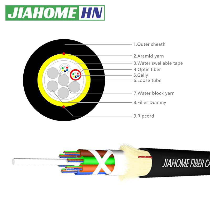 ADSS 12CORE 120M SPAN SINGLE MODE G652D 2