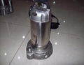 WQ Stainless Steel Submersible Sewage Pump 1