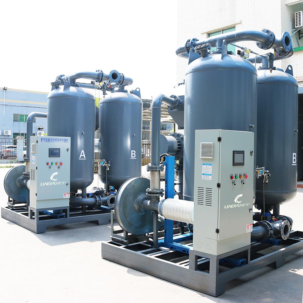 Energy Efficient Zero Airloss Regenerative Desiccant Dryer China