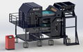 Double layer 4 channels ore color sorter mineral separator 4