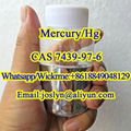 Mercury CAS 7439-97-6 Hg pure silver liquid metal mercury in stock with fast del