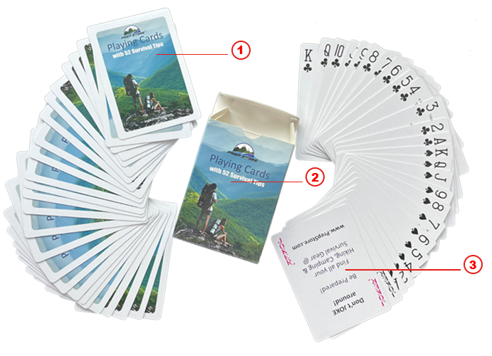 Custom Paper Or Plastic Playing Card Board Game With Boutique Box