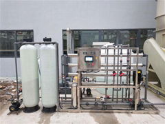 偉志定製全-自動純水機光電行業清洗純水設備