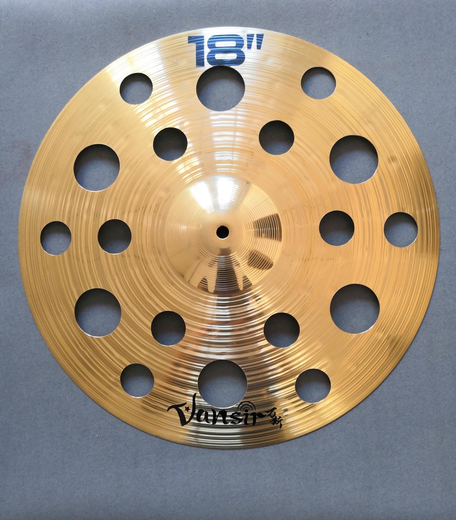 Brass Cymbals for Percussion Drum Set Vansir (China Manufacturer