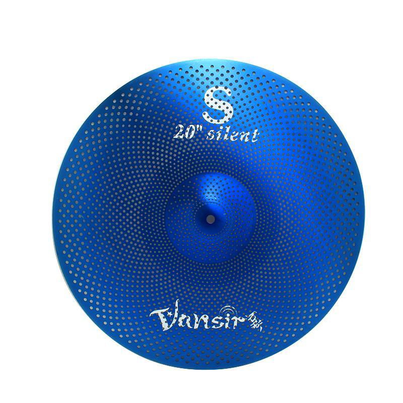 Vansir High Grade Low Volume Silent Cymbals 14"Hihat+16"Crash+18"Crash+20"Ride 4