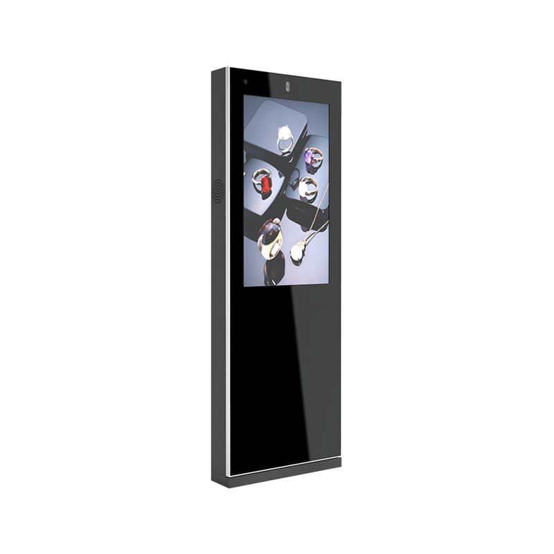 43 inch Floor-mounted touch screen outdoor digital signage(single side)