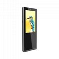 49 inch floor standing touch screen outdoor advertising machine (single-sided) 3