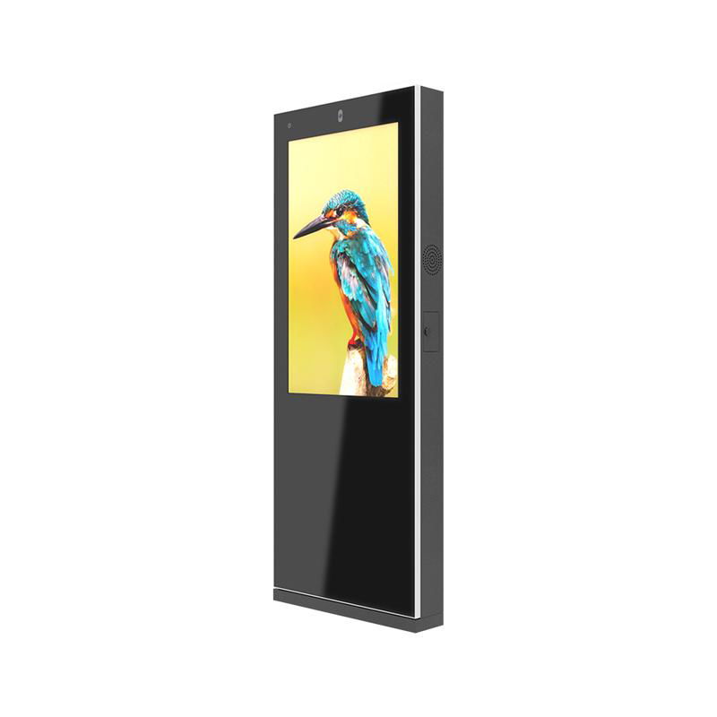 49 inch floor standing touch screen outdoor advertising machine (single-sided)