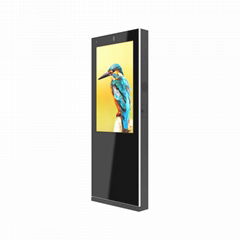 49 inch floor standing touch screen outdoor advertising machine (single-sided)