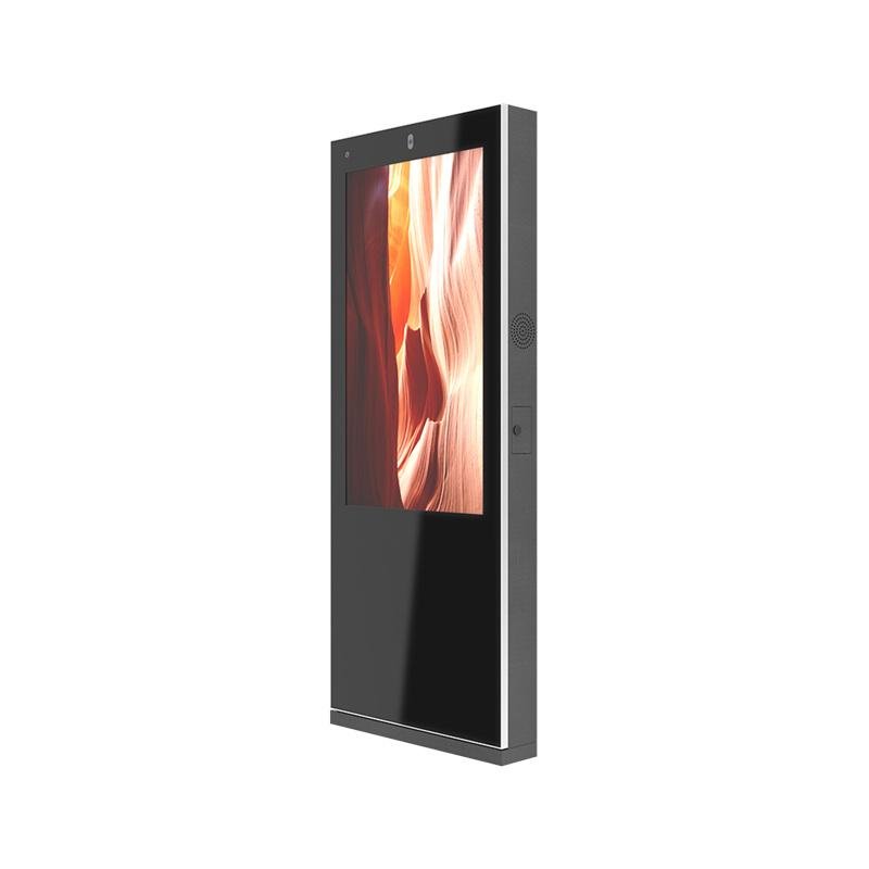 55 inch floor standing touch screen outdoor advertising machine (single-sided) 3