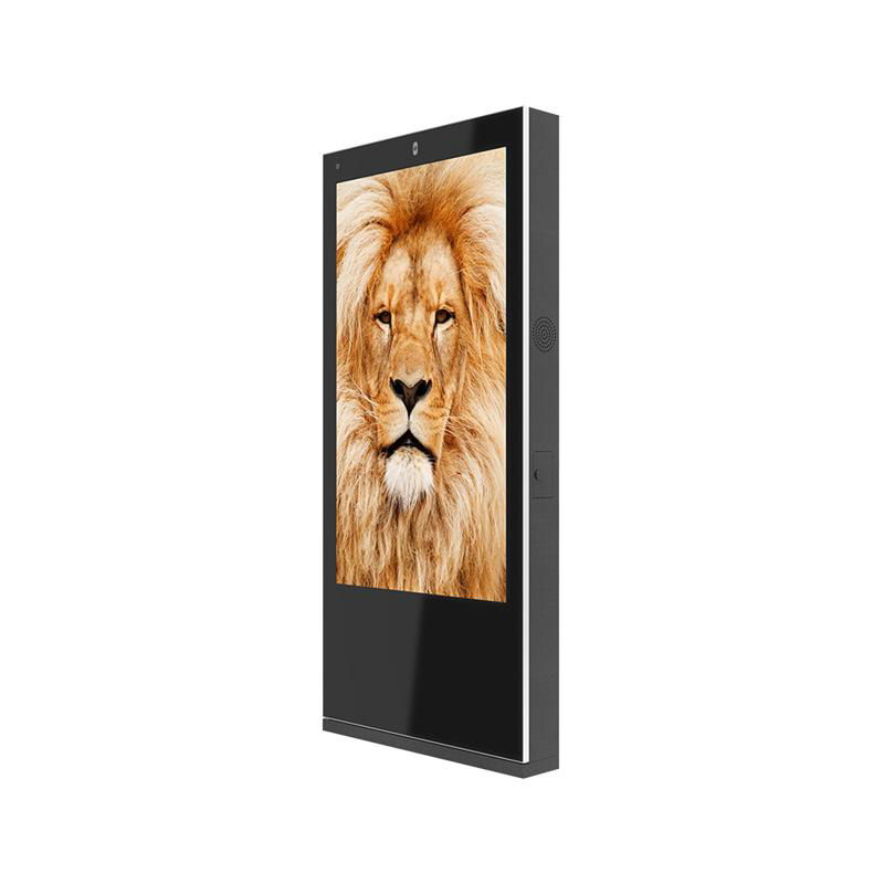 75 inch floor standing touch screen outdoor advertising machine (single-sided) 2