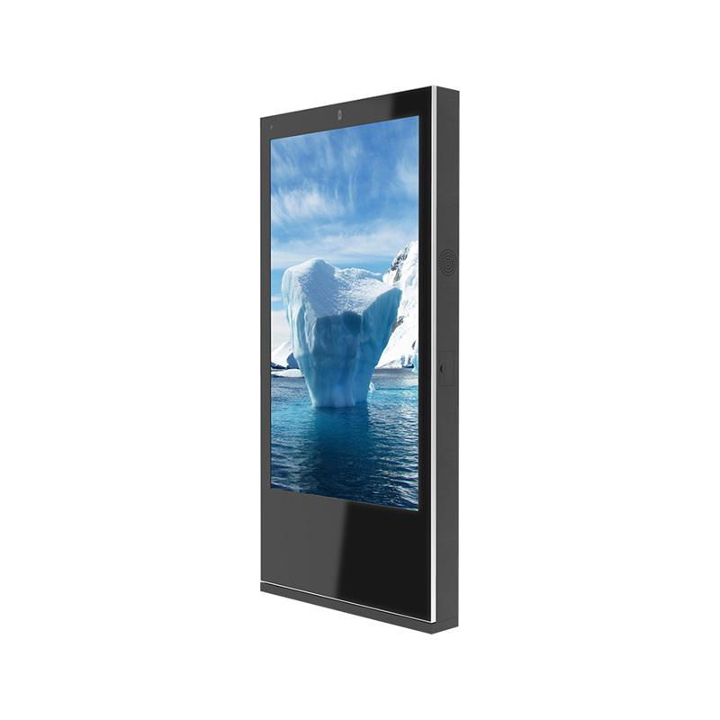 86 inch floor standing touch screen outdoor advertising machine (single-sided)