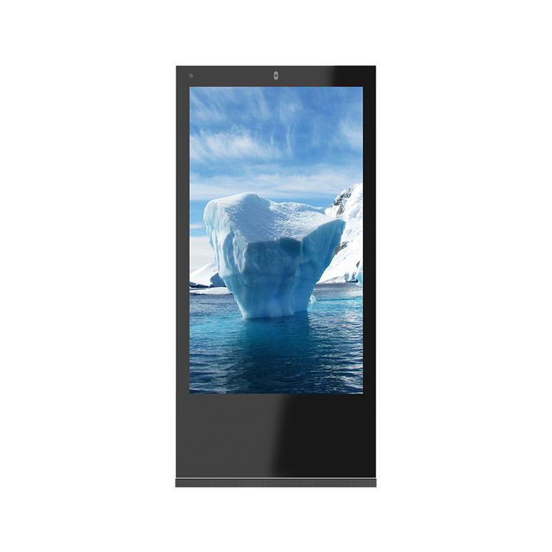 86 inch floor standing touch screen outdoor advertising machine (single-sided) 2