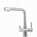 DOGO Lead Free Stainless Steel 3 Way Kitchen Faucet RO Water Faucet 2