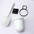 DOGO  Toilet Brush Holder With Accessories Drill-Free Toilet Brush Set  4